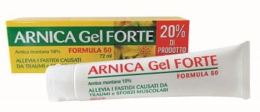 Sella Arnica 10% Gel Forte Formula 50 per Contusioni Muscolari 72 ml