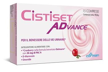 Cistiset Advance Integratore per le Funzionalità delle Vie Urinarie 15 Compresse