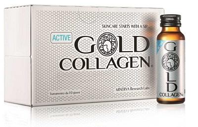 Gold Collagen Active Integratore 10 Flaconcini