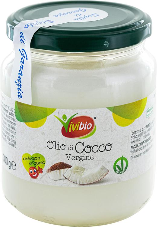 Olio di Cocco Vergine Bio VVB per Uso Alimentare e Cosmetico 300ml