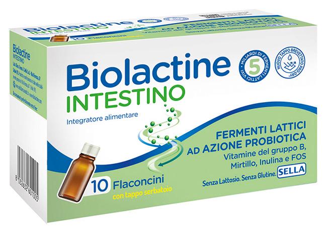 Sella Biolactine Fermenti Lattici Vivi Gastroresistenti 5mld 10Flaconcini da 9ml