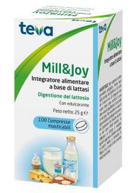 Mill&joy Teva Integratore Per Digestione Del Lattosio 100 Compresse Masticabili