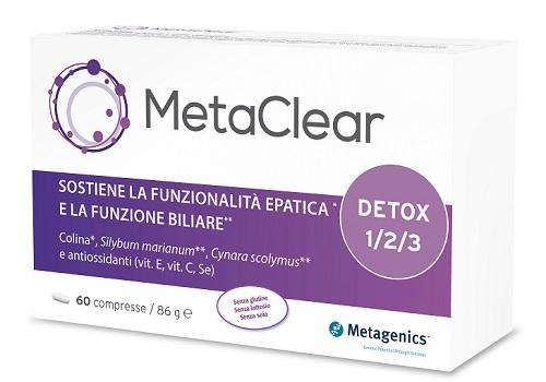 Metaclear Integratore per il Fegato e la Funzione Biliare 60 compresse