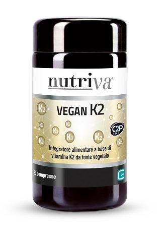 Nutriva Vegan K2 Integratore Alimentare 30 compresse