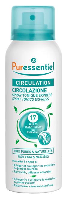 Puressentiel Spray Tonico Express Circolazione per Gambe Pesanti 100 ml