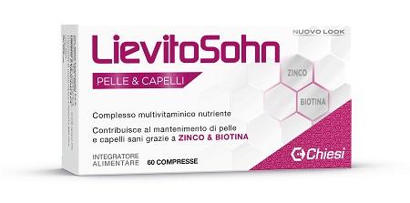 LievitoSohn Pelle e Capelli Integratore Alimentare Senza Glutine 60 Compresse