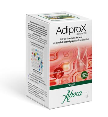 Aboca Adiprox Advanced Integratore Alimentare per Controllo del Peso 50 Capsule