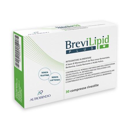 Aurobindo Linea Colesterolo BreviLipid Plus Integratore Alimentare 30 Compresse
