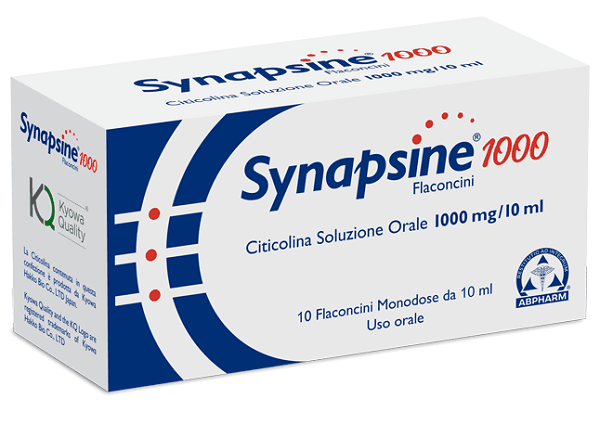 A.B. Pharm Linea Sistema Nervoso Synapsine 1000 Integratore 10 Flaconcini