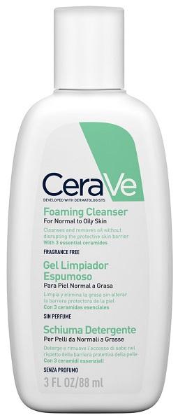CeraVe Cleanser Schiuma Detergente Viso per Pelli Normali e Grasse 88 ml