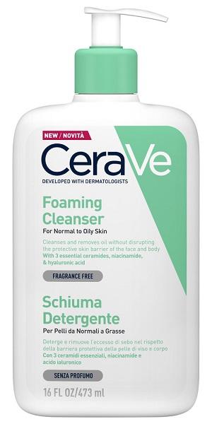 CeraVe Schiuma Detergente Viso Pelle Grassa Seboregolatrice 473 ml