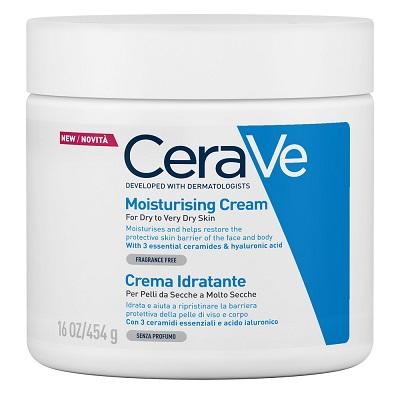CeraVe Moisturising Cream Crema Idratante Protettiva per Pelle Secca 454 g