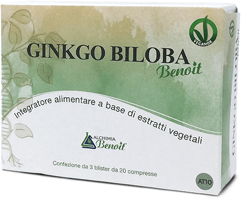 Ginko Biloba Benoit Integratore per la Circolazione 60 Compresse