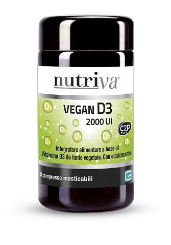 Nutriva Vegan D3 Integratore Alimentare 60 compresse