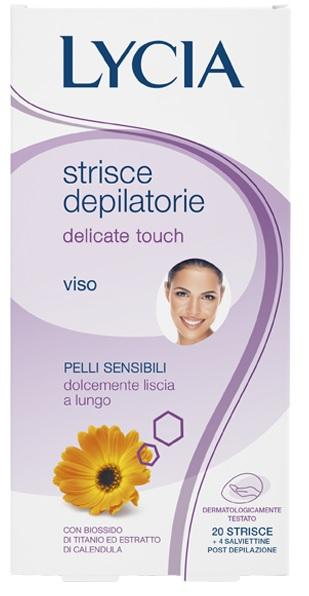 Lycia Delicate Touch Viso 20 Strisce Depilatorie