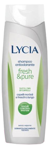 Lycia Shampoo Antiodorante Fresh & Pure per Capelli Morbidi e Freschi 300 ml