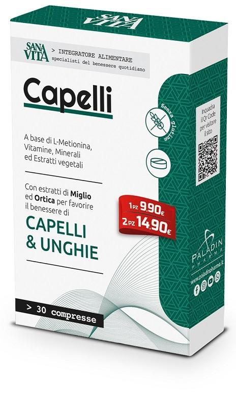 Sanavita Capelli Unghie 30 Compresse