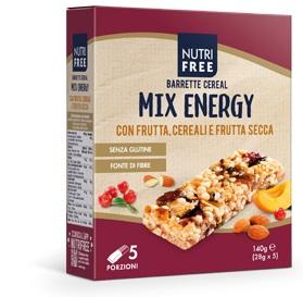 Nutrifree Barrette Cereali con Mandorle e Noci Senza Glutine  28g x 5