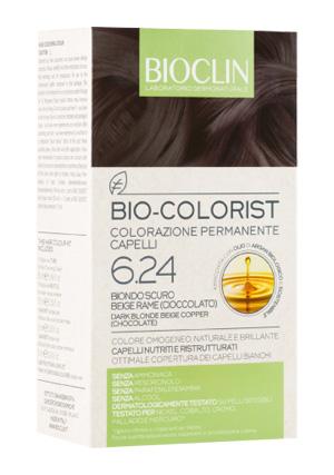 Bioclin Bio-Colorist 6.24 Biondo Scuro Beige Rame Tintura Naturale Capelli