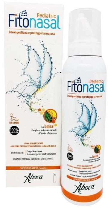 Aboca Fitonasal Pediatric Nebulizzatore Spray ad Azione Decongestionante 125 ml