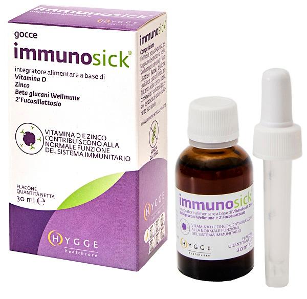Immunosick Integratore in Gocce per Sostegno del Sistema Immunitario 30 ml