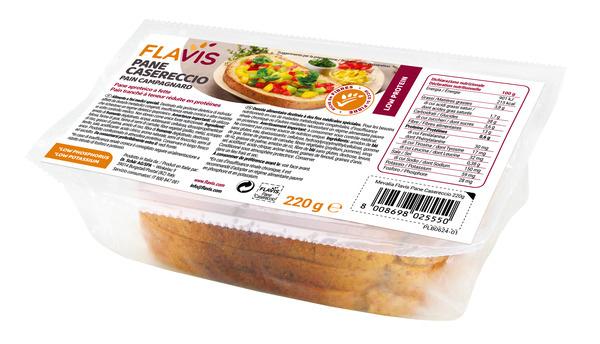 Mevalia Flavis Pane Casareccio Aproteico 220 g