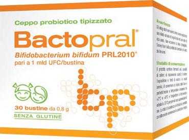 Bactopral Integratore per l’Equilibrio della Flora Batterica Intestinale 30Buste
