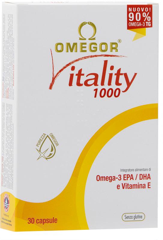 U.g.a. Nutraceuticals Omegor Vitality 1000 30 Capsule Molli