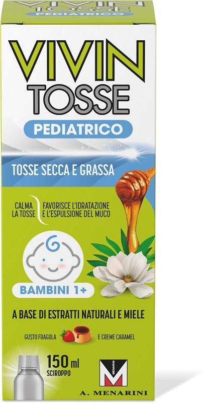 Vivin Tosse Pediatrico Per Tosse Secca e Grassa Sciroppo per Bambini 150 ml