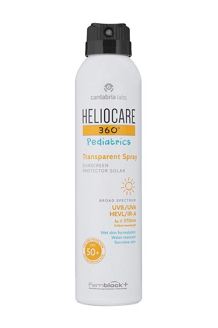 Heliocare Pediatric Transparent Spray Solare Bambini Protezione SPF50+ 200 ml