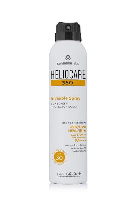 Heliocare Invisible Spray Fotoprotettore per il Corpo Spf30 200 ml