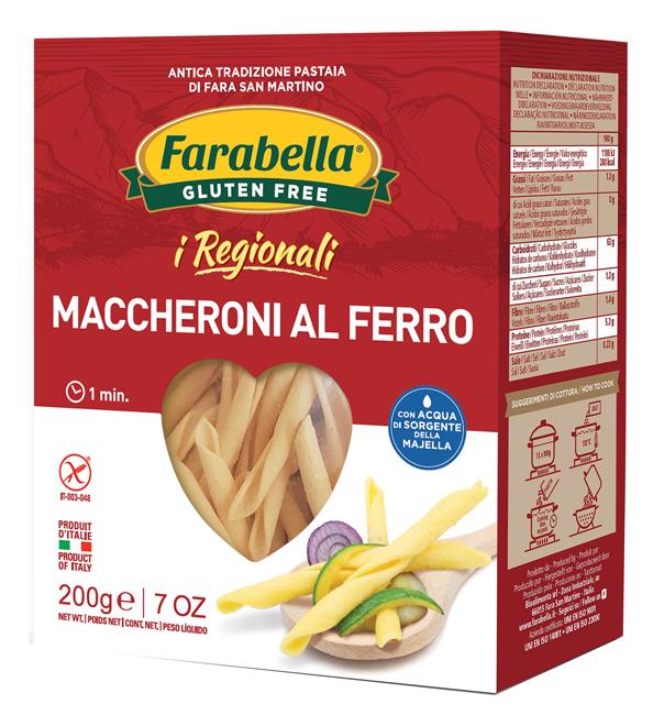Farabella Maccheroni con Ferro Aggiunto per Diete Speciali Senza Glutine