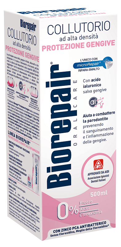 Biorepair Collutorio Protezione Gengive ad Alta Intensità 500 ml