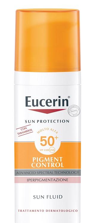 Eucerin Sun Fluido Pigment Control Protezione Viso Antimacchia SPF50+ 50 ml