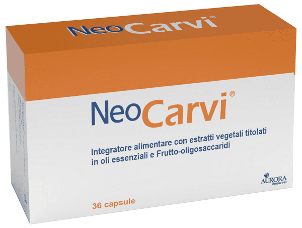 Aurora Biofarma Linea Stomaco Sano Neo Carvi Integratore Alimentare 36 Capsule
