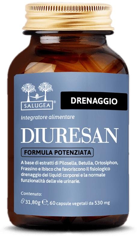 Salugea Diuresan Formula Potenziata Integratore Drenante Naturale 60 Capsule
