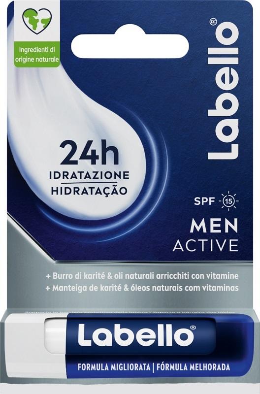 Labello Active For Men Stick Labbra Uomo 5,5 ml