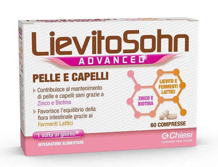 LievitoSohn Advanced Integratore Alimentare Pelle e Capelli 60 Compresse