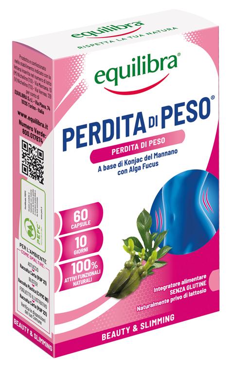 Equilibra Perdita di Peso Integratore Dimagrante 60 Capsule