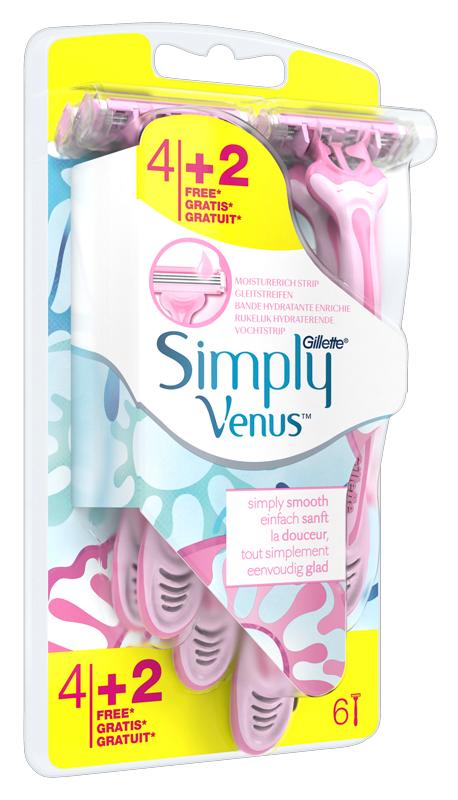 GILLETTE VENUS SIMPL3 4PZ+2GR