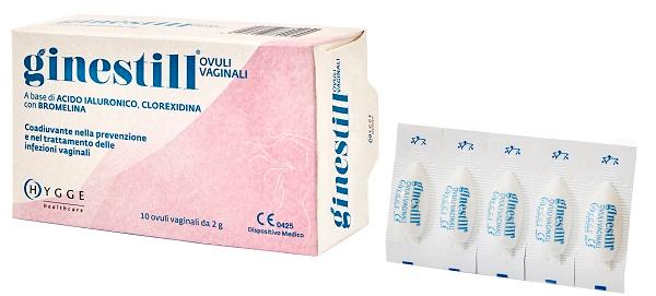 Ginestill Ovuli Vaginali per Igiene Intima Femminile 10 Pezzi