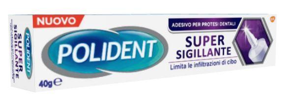 Polident Super Sigillante Crema Adesiva Protesi Dentali Protezione Gengive 40 g