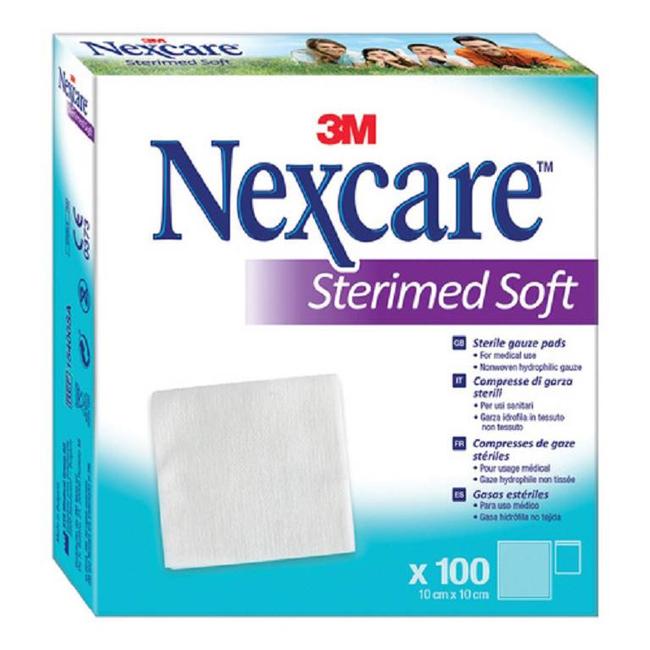 Nexcare Sterimed Soft Garza Compressa Tessuto Non Tessuto Sterile Multilingual 1