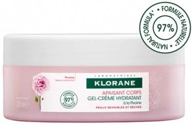 Klorane Gel Crema Corpo Idratante alla Peonia per Pelli Sensibili 200 ml