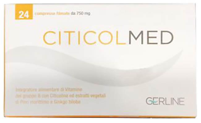 Citicolmed Integratore di Citicolina per Funzioni Cognitive 24 Compresse