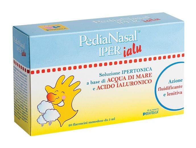 Pedianasal Iper Soluzione Ipertonica Con Acido Ialuronico Per Naso 20 Flaconcini