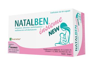 Natalben Insieme Integratore per la Donna durante l'Allattamento 60 Capsule