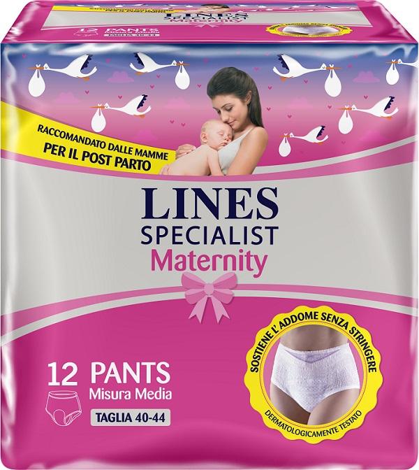 Lines Specialist Maternity Pants Taglia Media 12 Pezzi