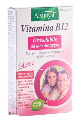 Vitamina B12 Orosolubile Integratore Alimentare 30 Compresse