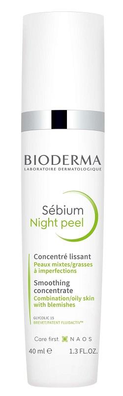 Bioderma Sebium Night Peel Concentrato Levigante per Pelle Mista e Grassa 40 ml